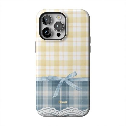 Blue-Lemonplaid-iphone-case-iPhone 14 Pro Max-1