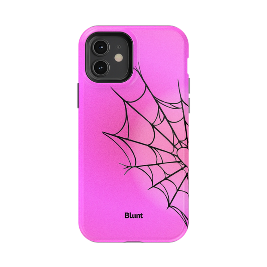 Pink Web iPhone Case