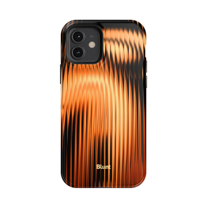 Copper Ripple iPhone Case