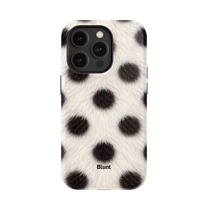 Polka Fuzz iPhone Case