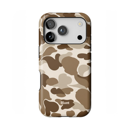 Brown Camo iPhone Case