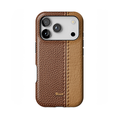 Two-Tone Walnut iPhone Case