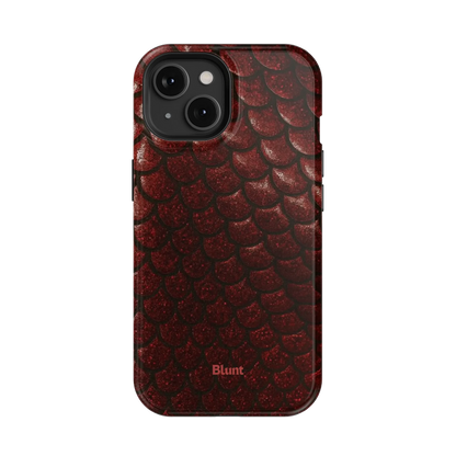 Crimson Depth iPhone Case