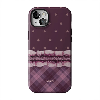 Lilac-Lattice-iphone-case-iPhone 14 Plus-1