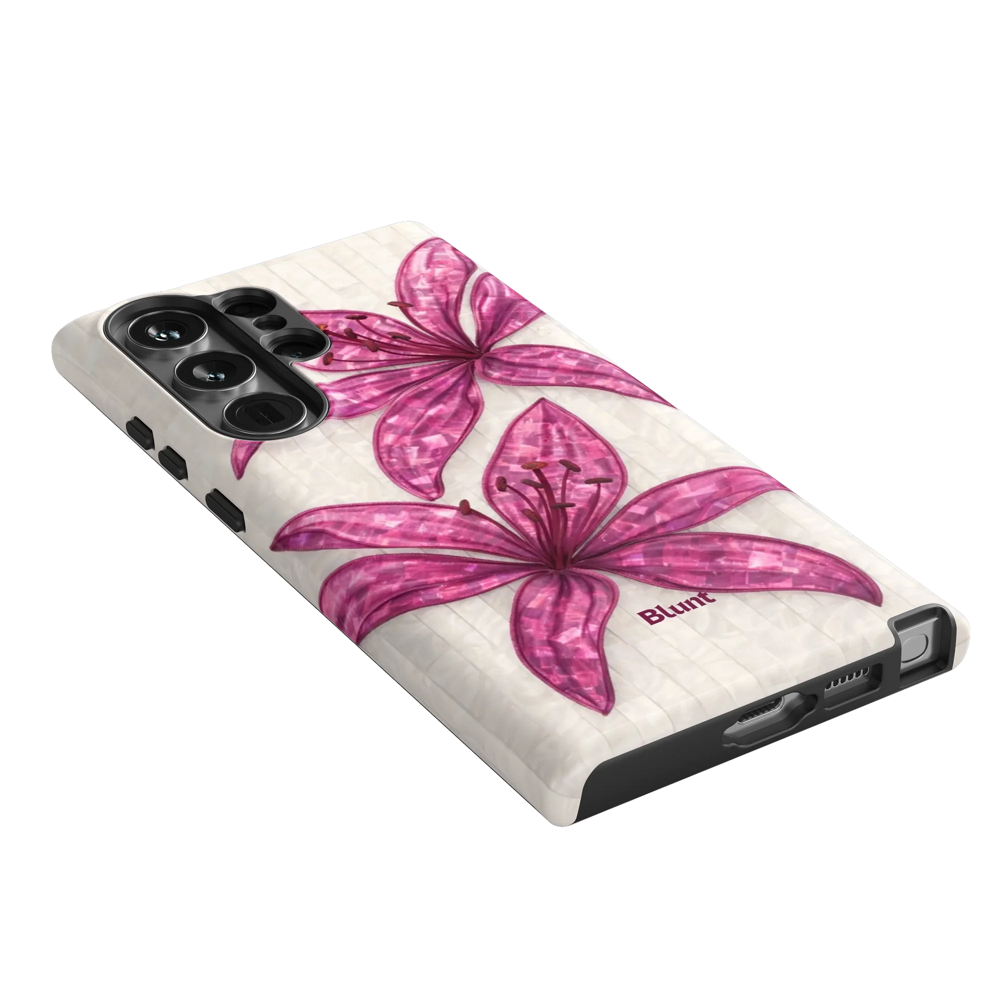 Purple-Floral-Luster-samsung-case-S23 Ultra-2