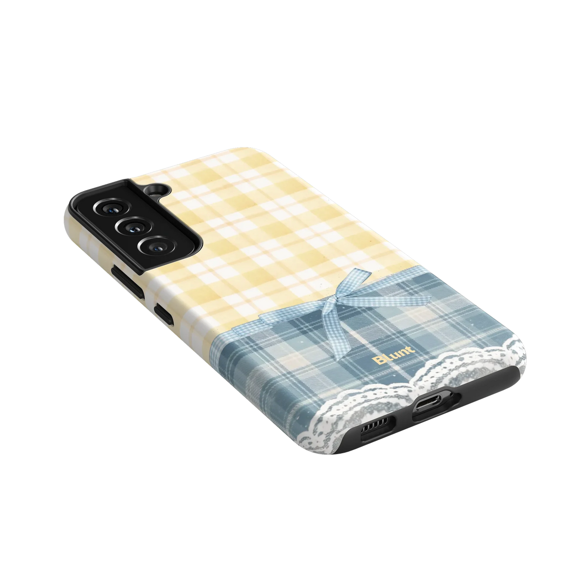 Blue-Lemonplaid-samsung-case-S22-2