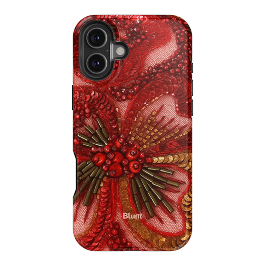 Crimson iPhone Case
