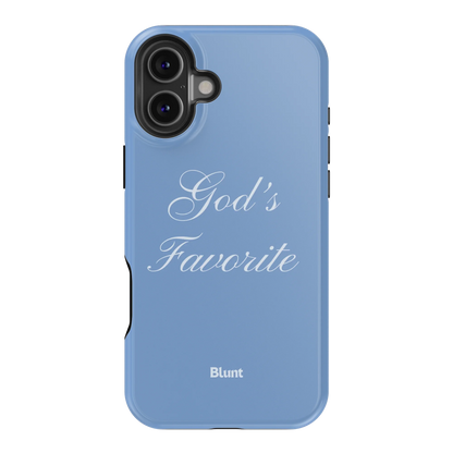 Gods Favorite Blue iPhone Case