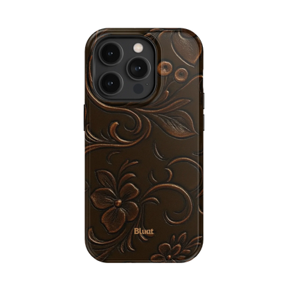 Tooled Leather iPhone Case