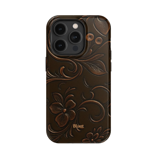 Tooled Leather iPhone Case