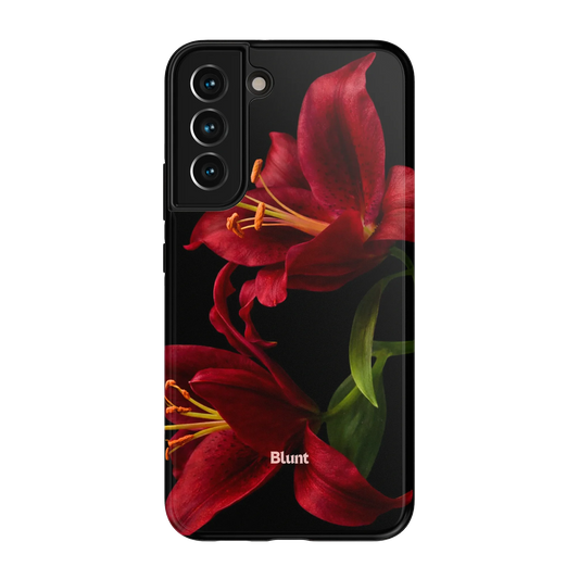 Eclipse Orchid in Red Samsung Case