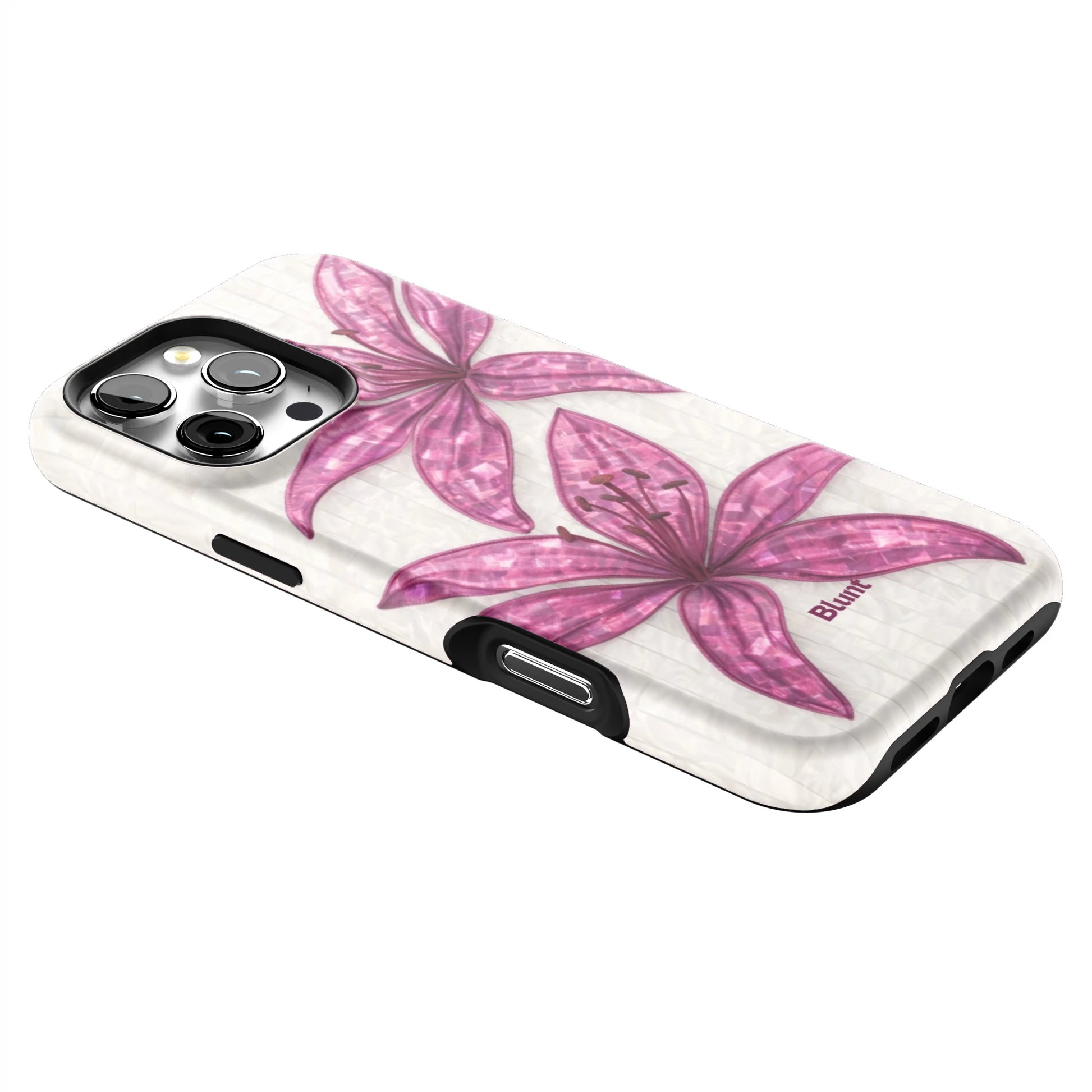 Purple-Floral-Luster-iphone-case-iPhone 16 Pro Max-2