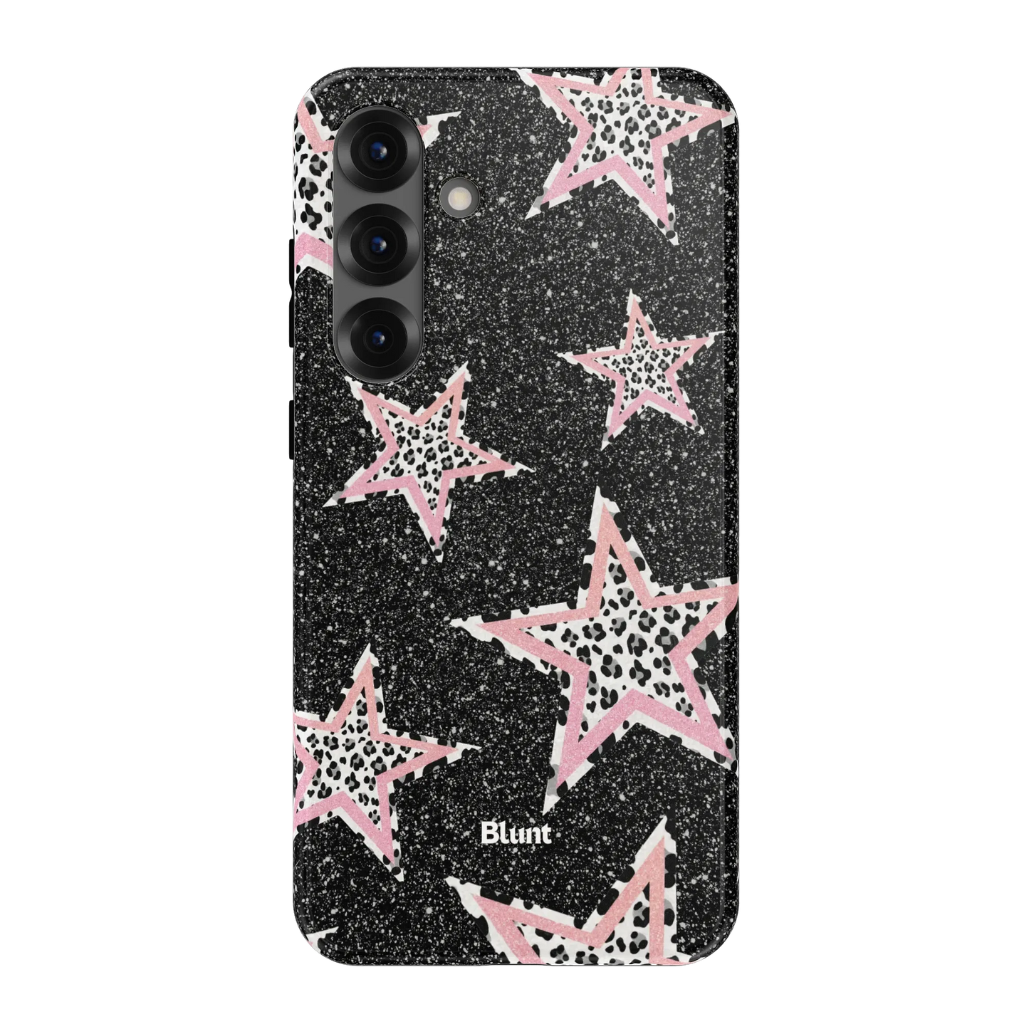Pink Zebra Stars Samsung Case