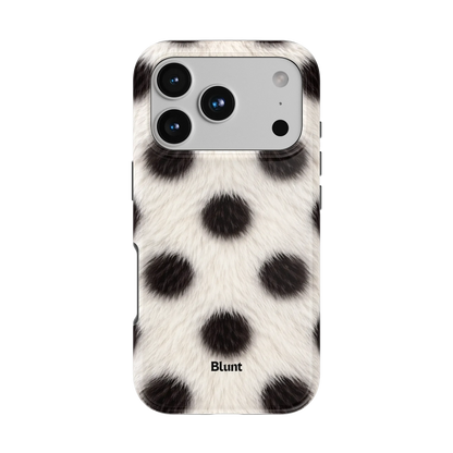 Polka Fuzz iPhone Case