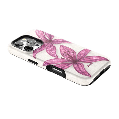 Purple-Floral-Luster-iphone-case-iPhone 16 Pro-2