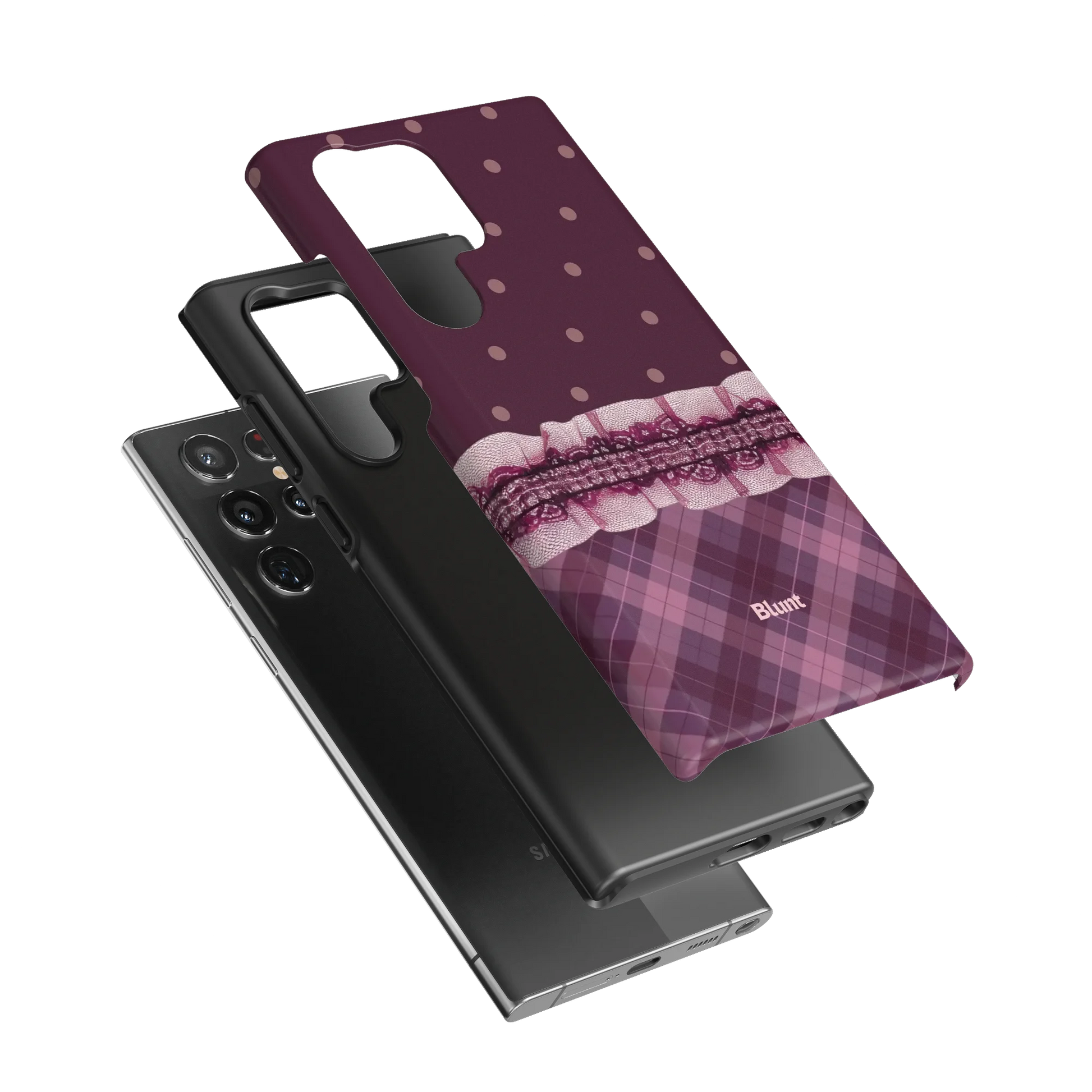 Lilac-Lattice-samsung-case-S22 Ultra-3