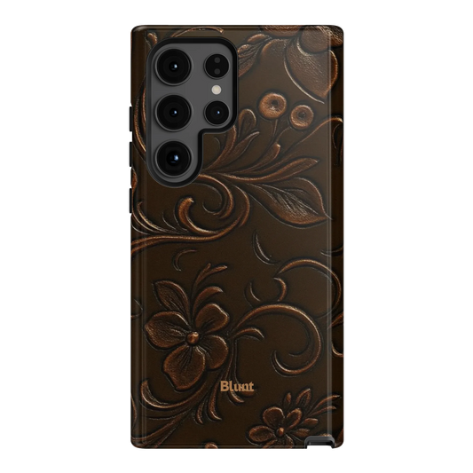Tooled Leather Samsung Case