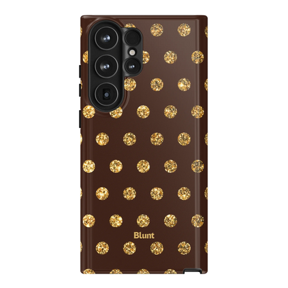 Gold Polka Samsung Case