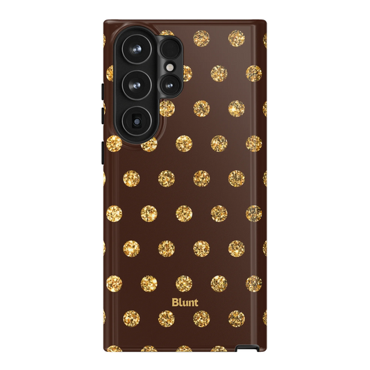 Gold Polka Samsung Case