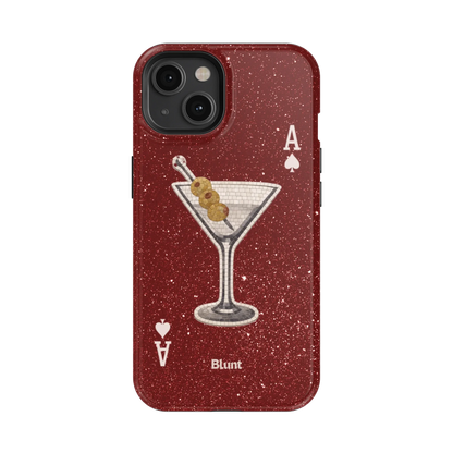 Red Dirty Martini iPhone Case