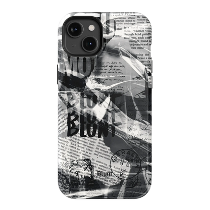 Black Love Letter iPhone Case