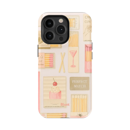Pink Match iPhone Case