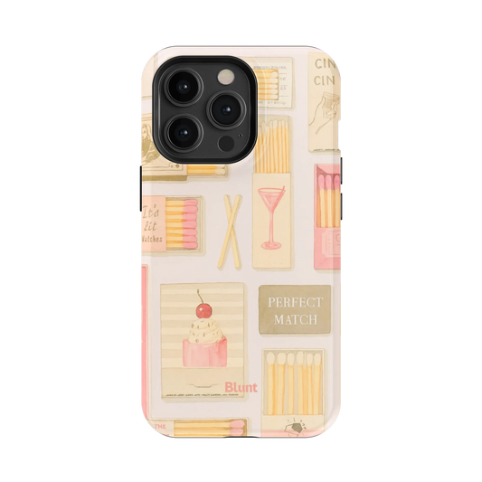 Pink Match iPhone Case