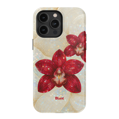 Crimson Orchid iPhone Case