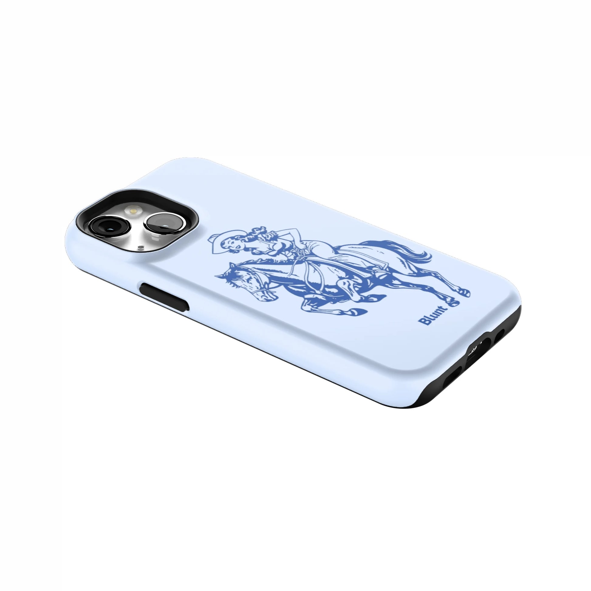 Blue-Lasso-Lady-iphone-case-iPhone 13 Mini-2