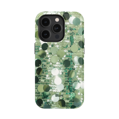 Sage Glitz iPhone Case