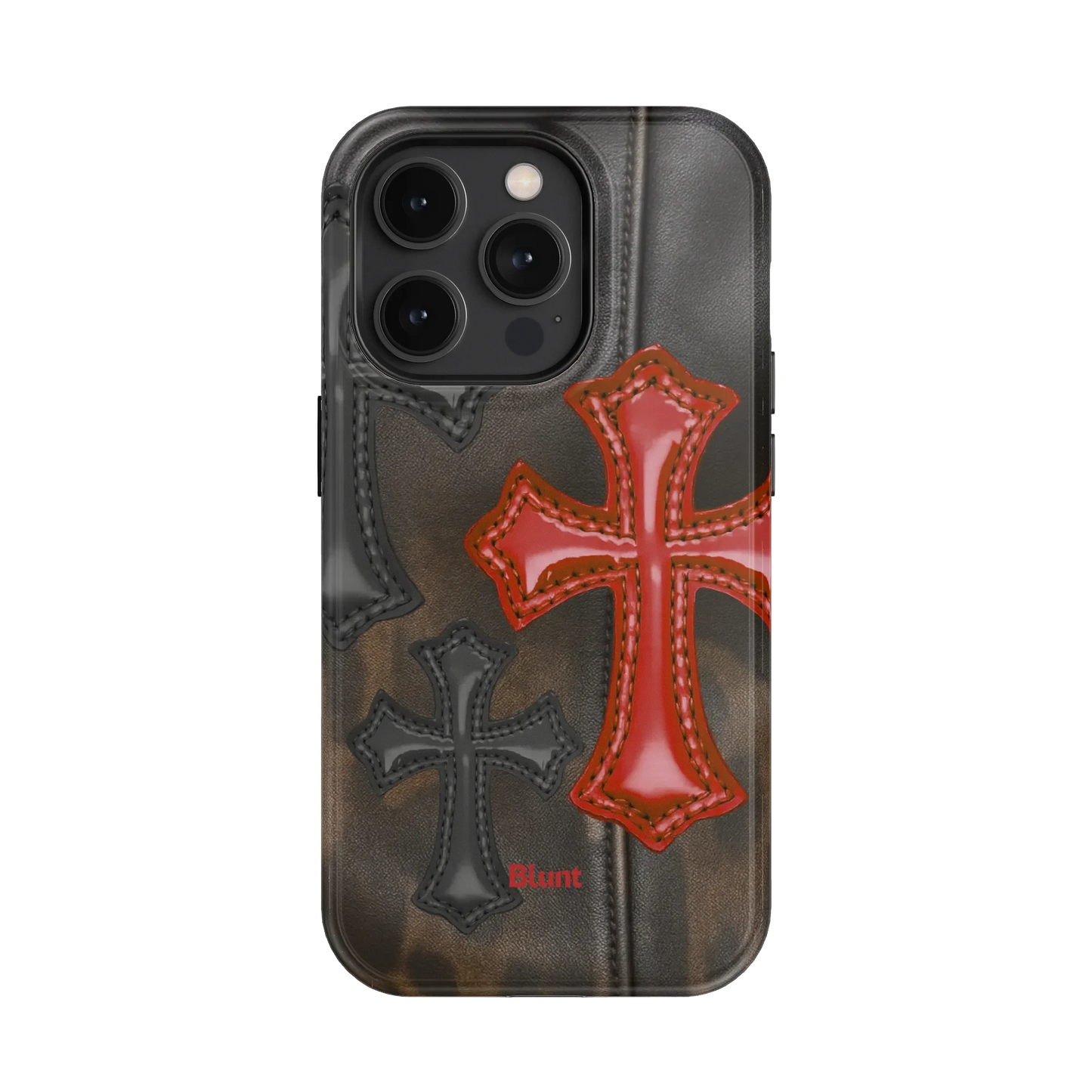 Leather Crosses iPhone Case