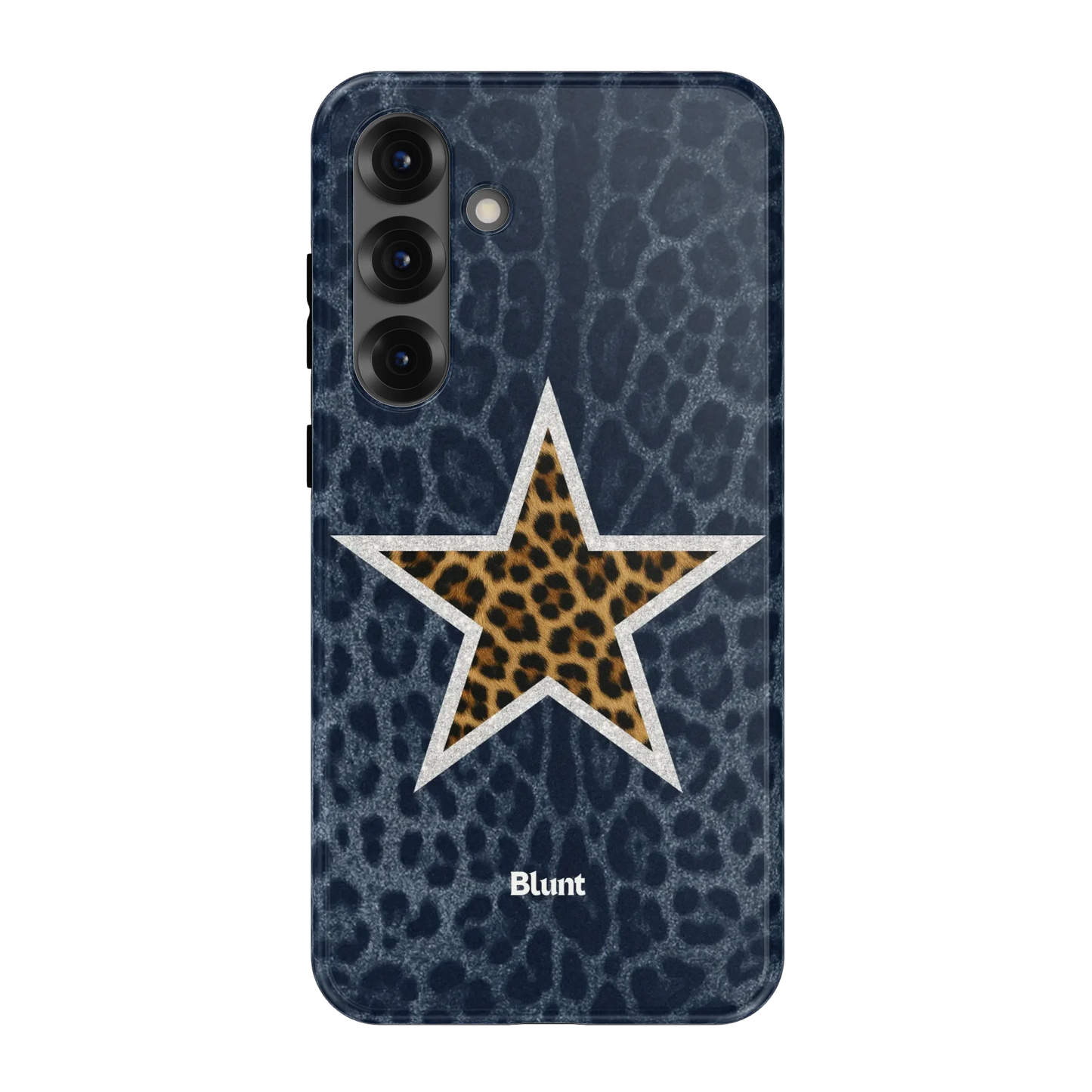 Denim Cheetah Star Samsung Case