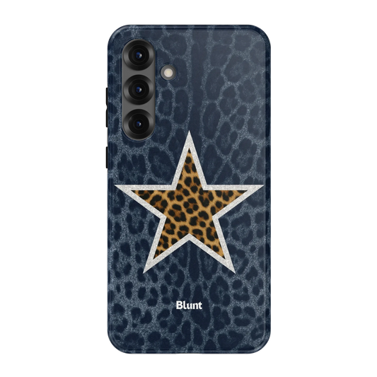 Denim Cheetah Star Samsung Case