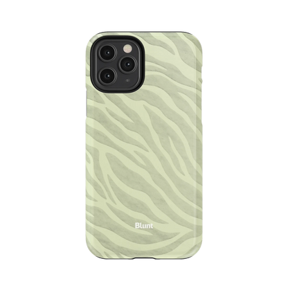Sage Zebra iPhone Case