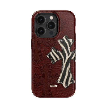 Zebrascale Cross iPhone Case