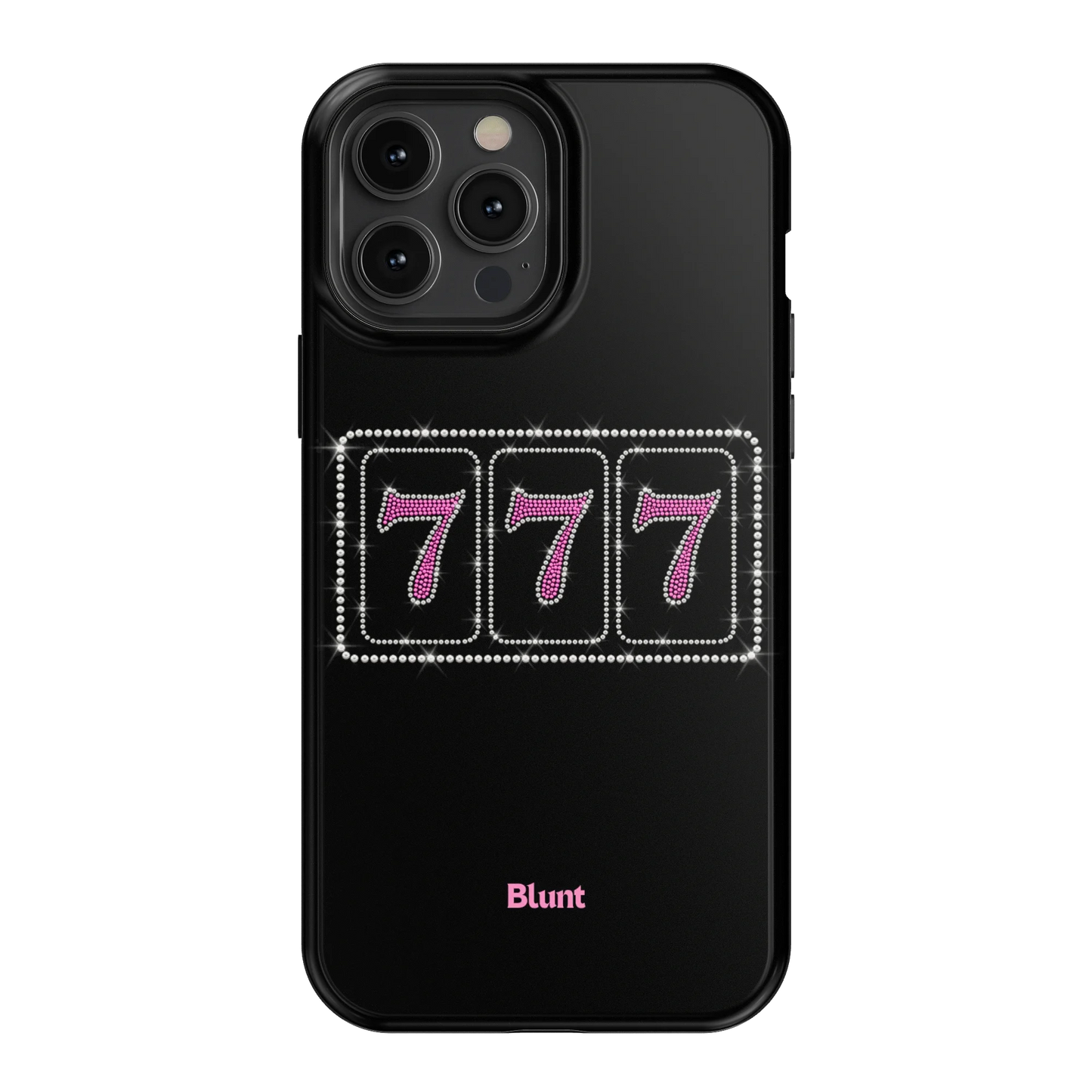 Pink Lucky 777 iPhone Case