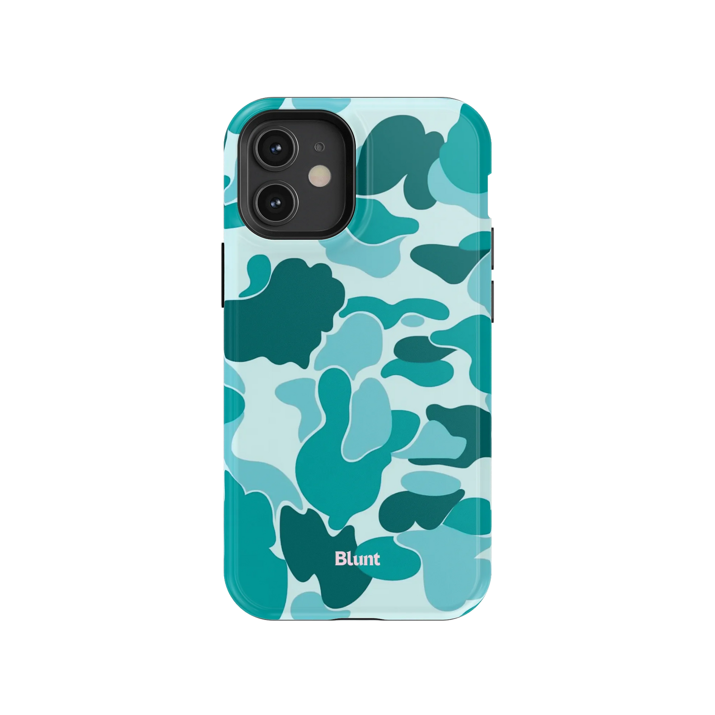 Aqua Camo iPhone Case