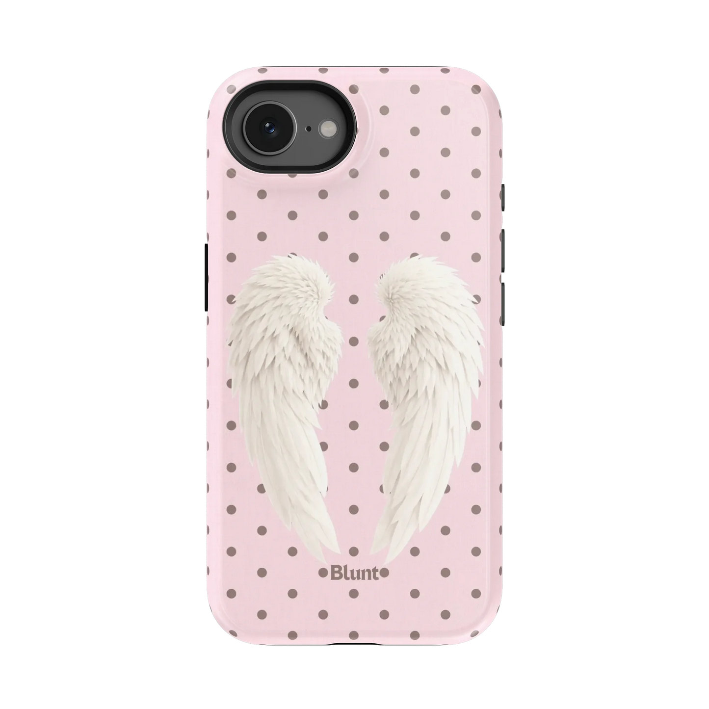 Pink Polka Wing iPhone Case