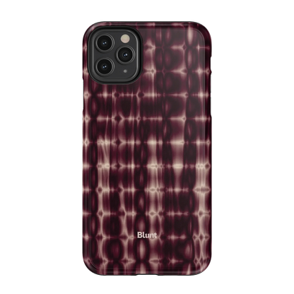Purple Ripple iPhone Case
