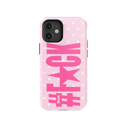 Pink Polka Riot iPhone Case