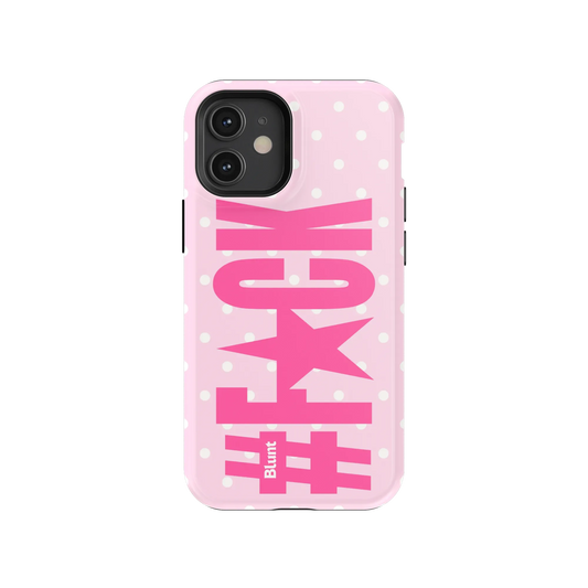 Pink Polka Riot iPhone Case