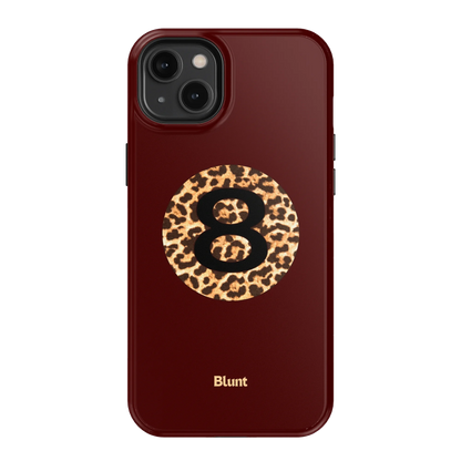 Burgundy Magic 8 iPhone Case