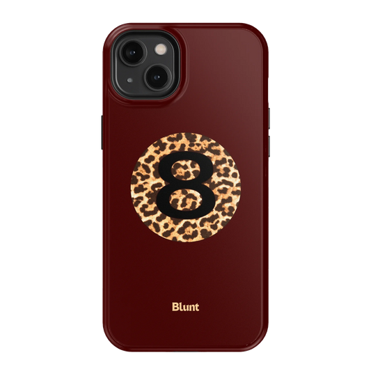 Burgundy Magic 8 iPhone Case