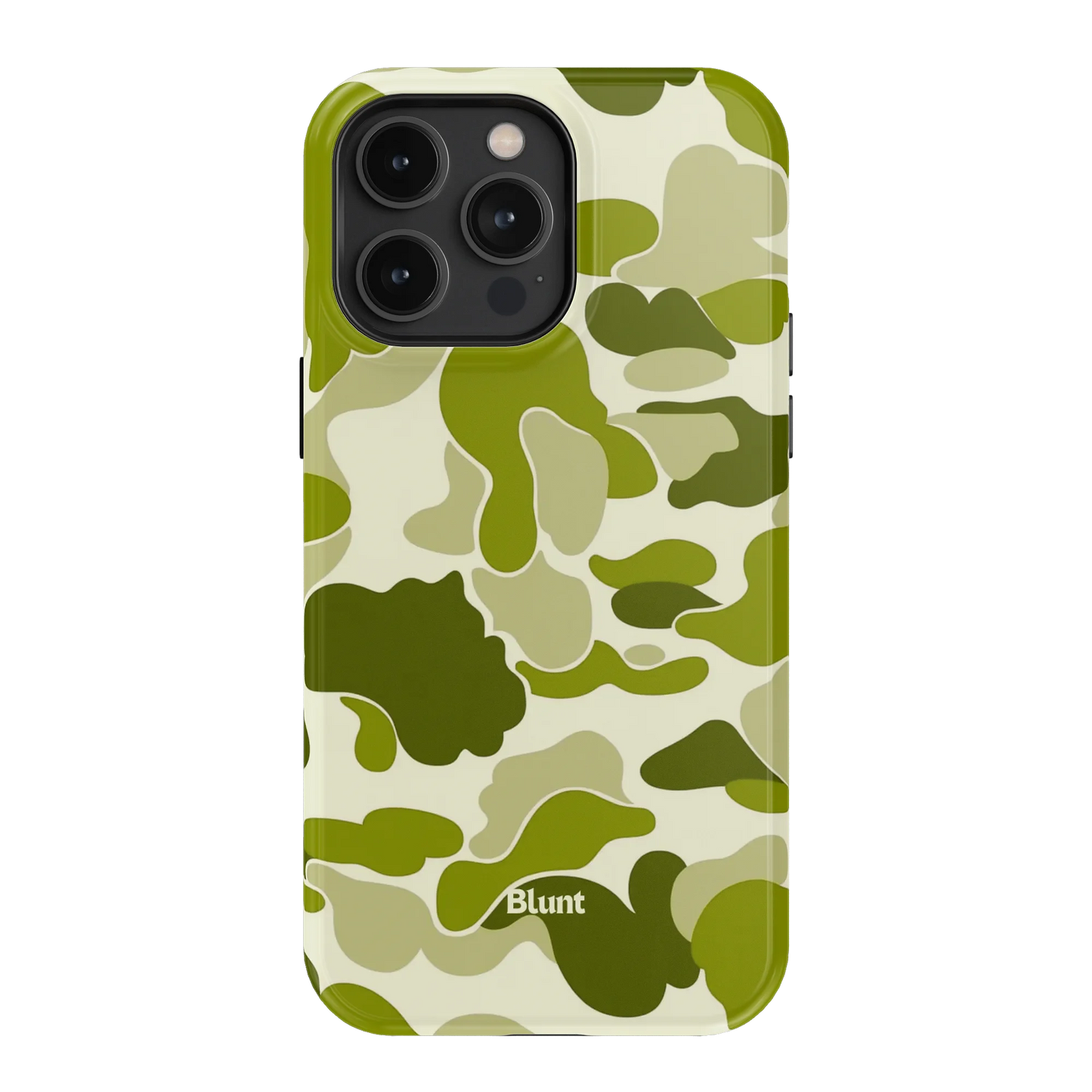 Lime Camo iPhone Case