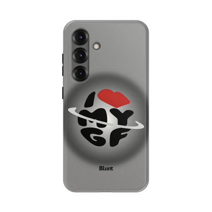 Grey Aura Girlfriend Samsung Case