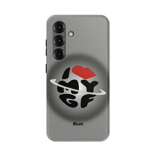 Grey Aura Girlfriend Samsung Case