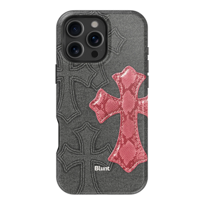 Pinkscale Cross iPhone Case