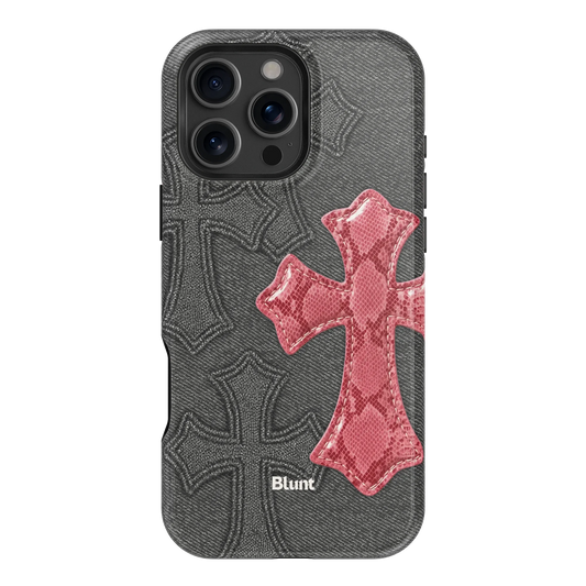 Pinkscale Cross iPhone Case