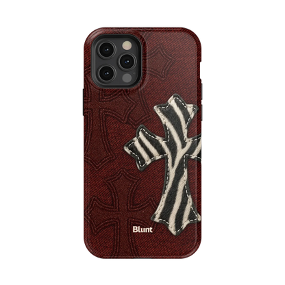 Zebrascale Cross iPhone Case