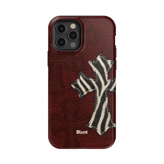Zebrascale Cross iPhone Case